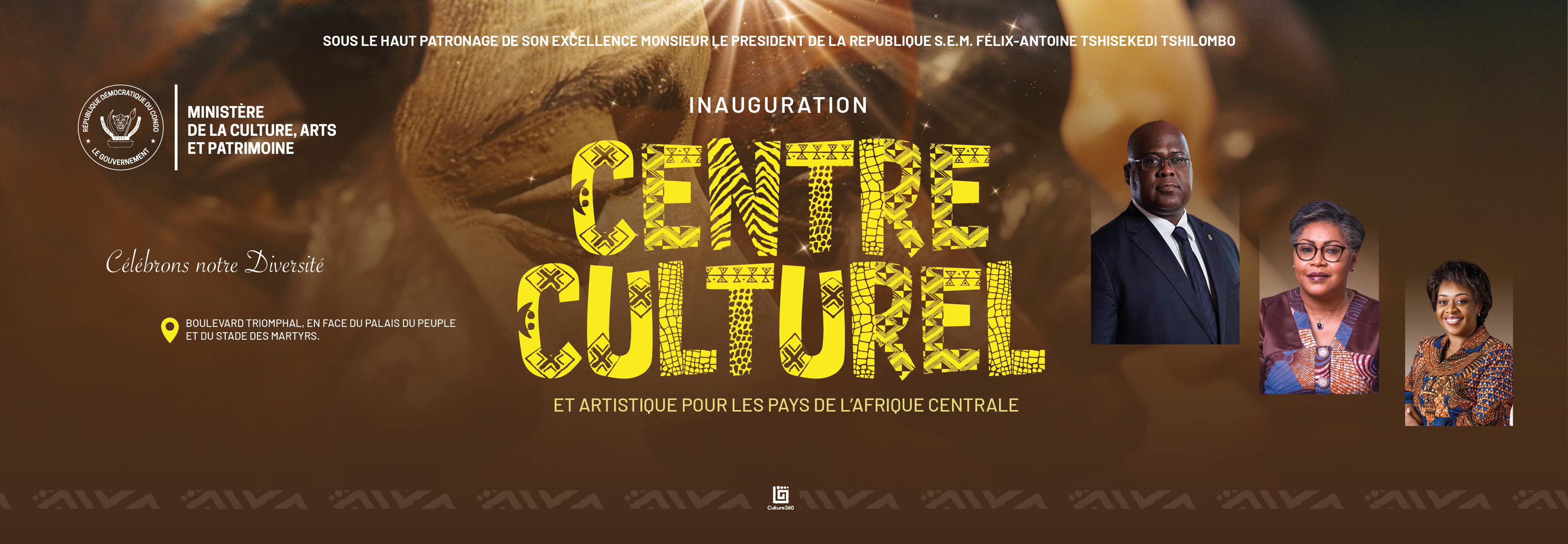 Inauguration du Centre Culturel et artistique de l’Afrique centrale