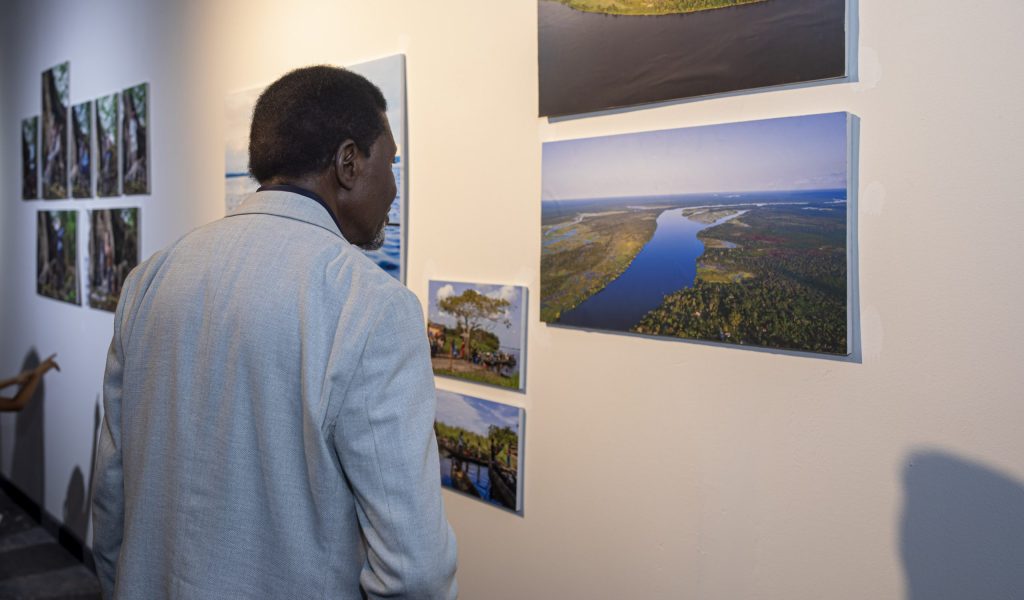 Vue d'un visiteur de l'expo ph. tiers